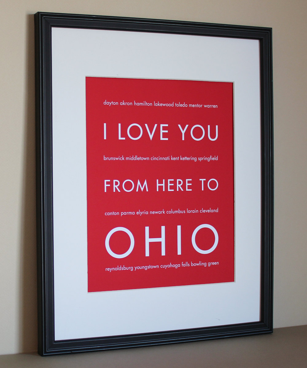 Ohio Art Print, 8x10 on Luulla